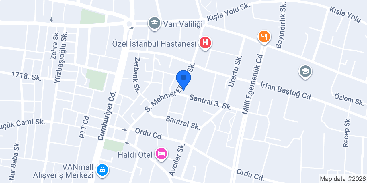 Dt.Ömer Faruk Yıldırım konumu