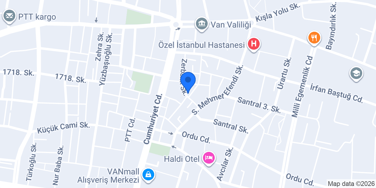 Erzen Soğutma konumu