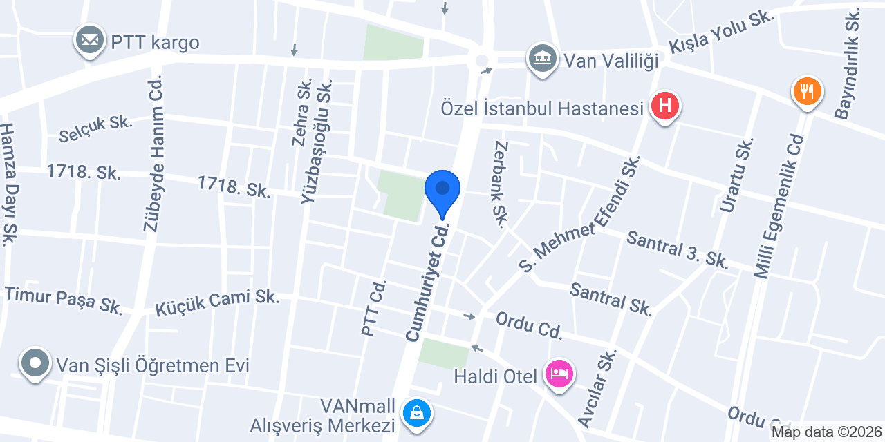 Çağdaş Elektronik konumu