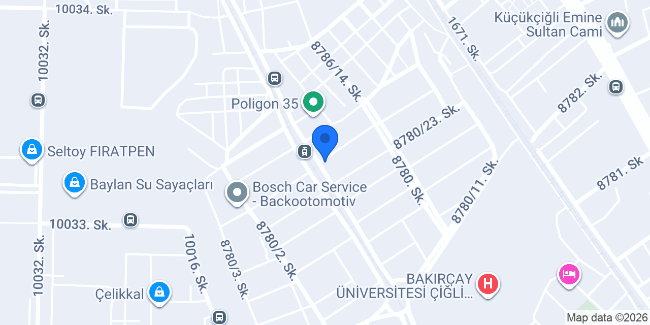 Cömert Otomotiv konumu