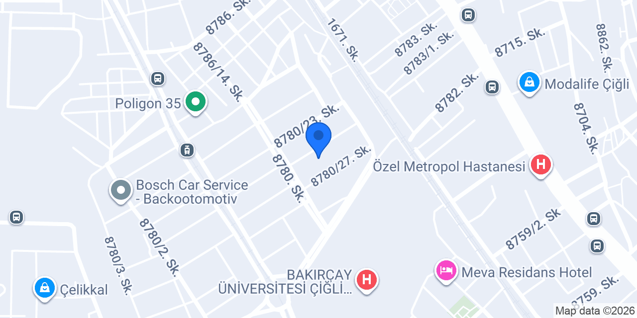 Tekin Otomotiv konumu