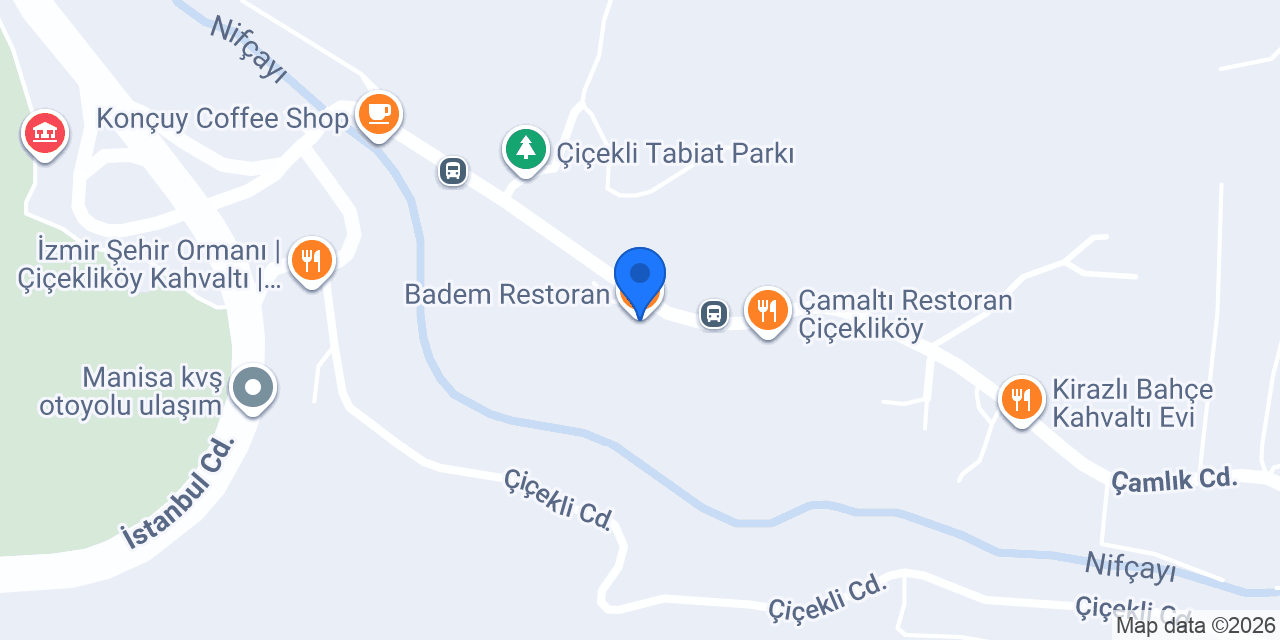 Badem Restoran konumu