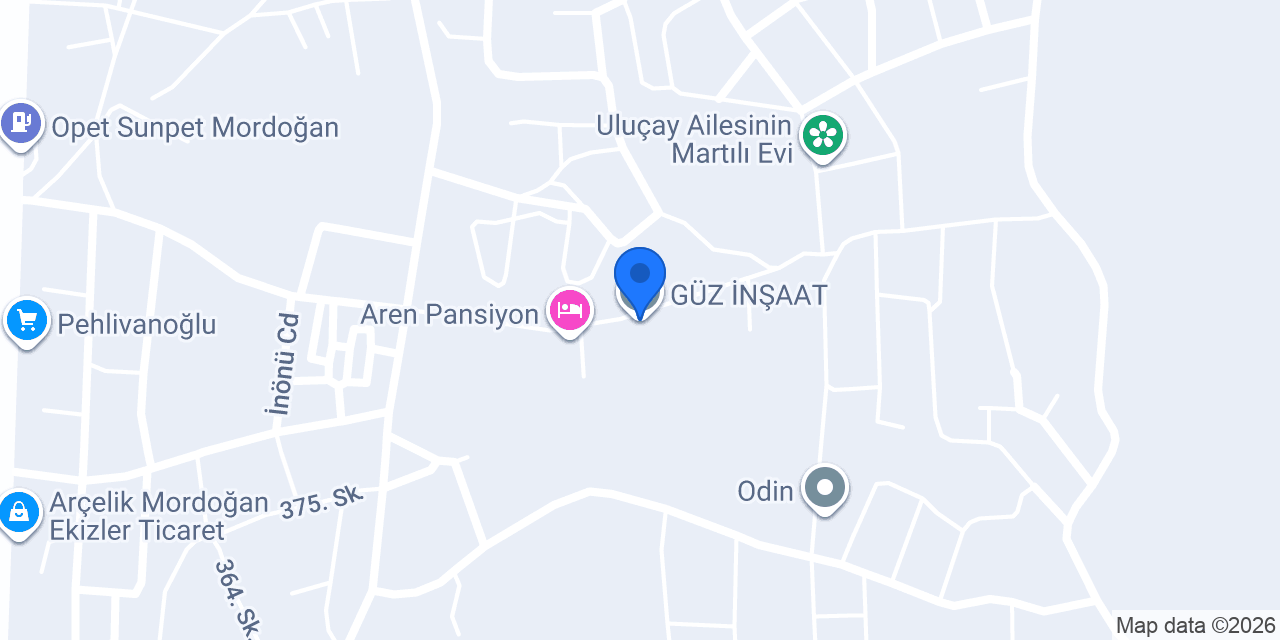 GÜZ İNŞAAT konumu