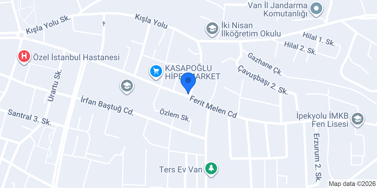 Aspak Kristal Temizlik konumu