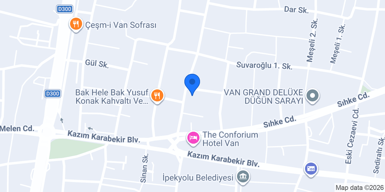 VAN İNŞAAT HIRDAVAT YAKUT YAPI konumu