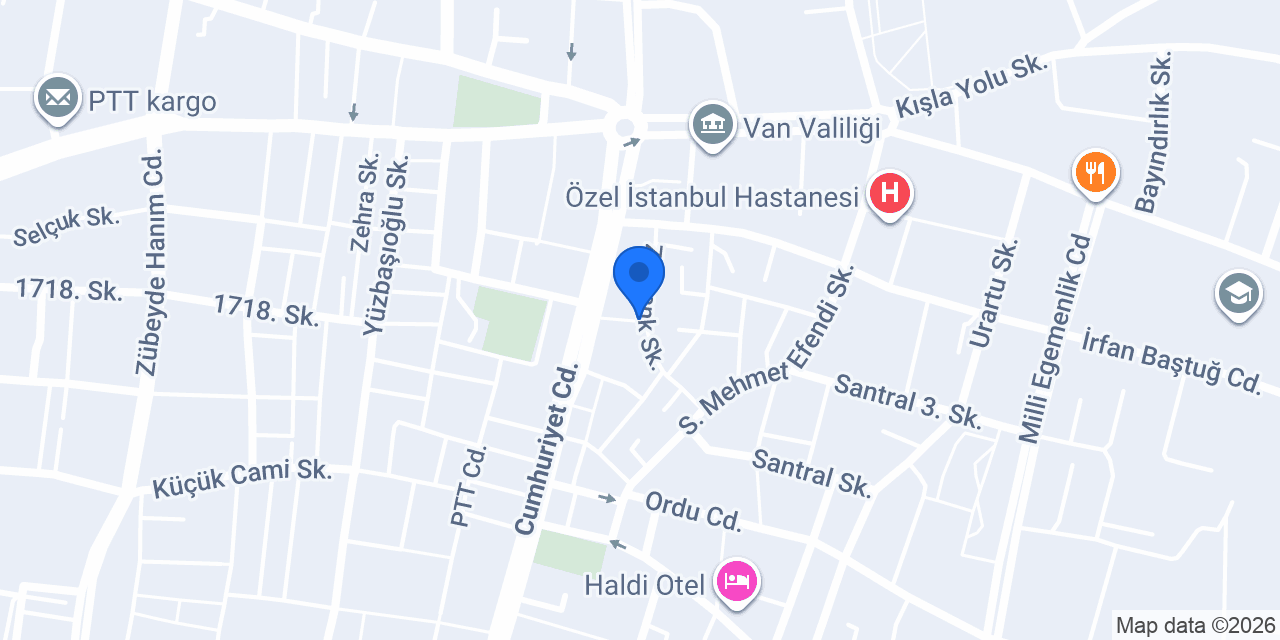 Van Mevlana Semazen Kebap 1 konumu