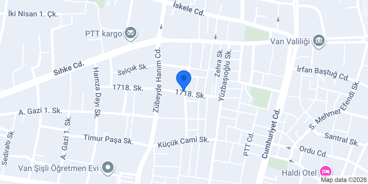 Van Elektronik konumu