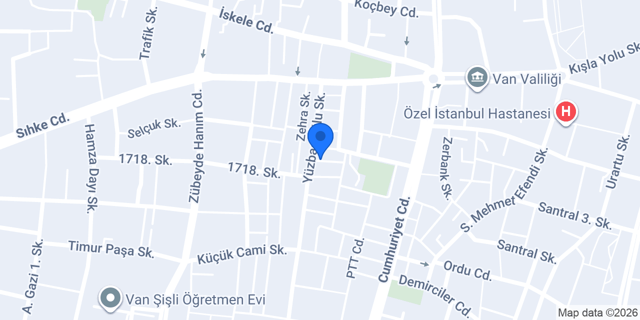 VAN DEVA VETERİNER KLİNİĞİ konumu