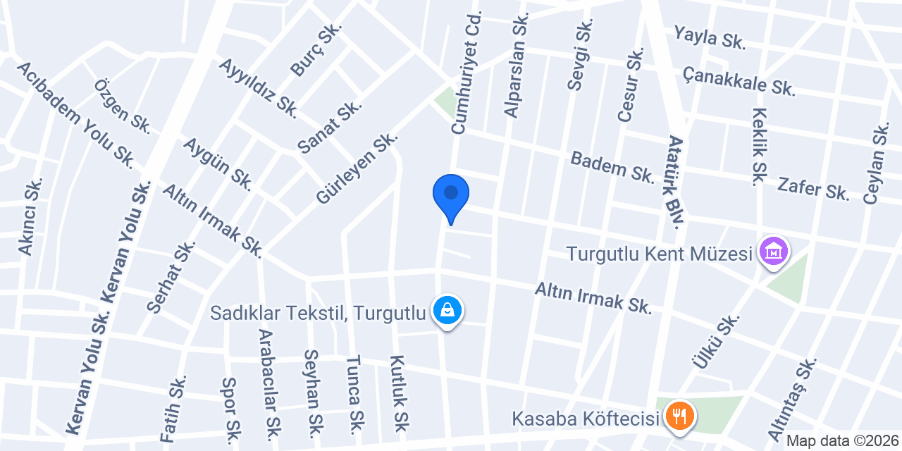 Ravza Çiçekçilik konumu