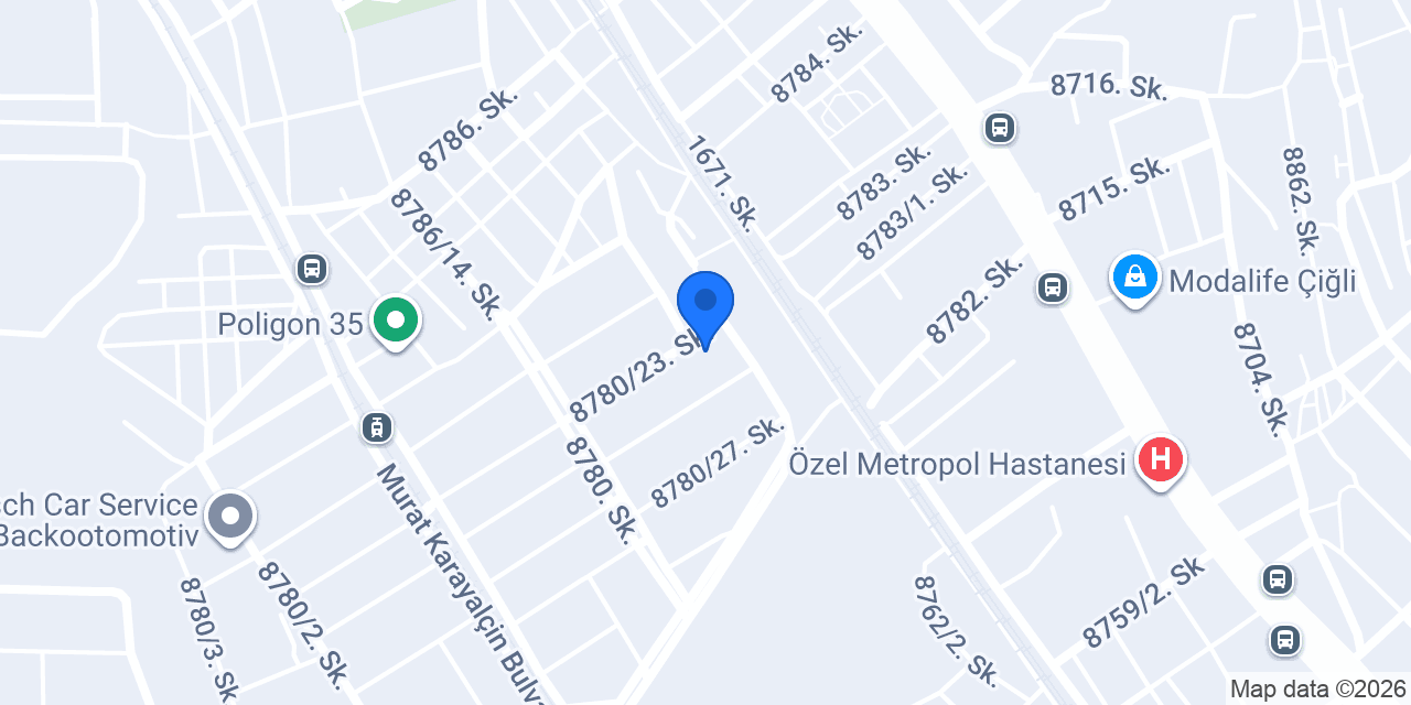Özka Yedek Parça Tic. Ltd. Şti. konumu