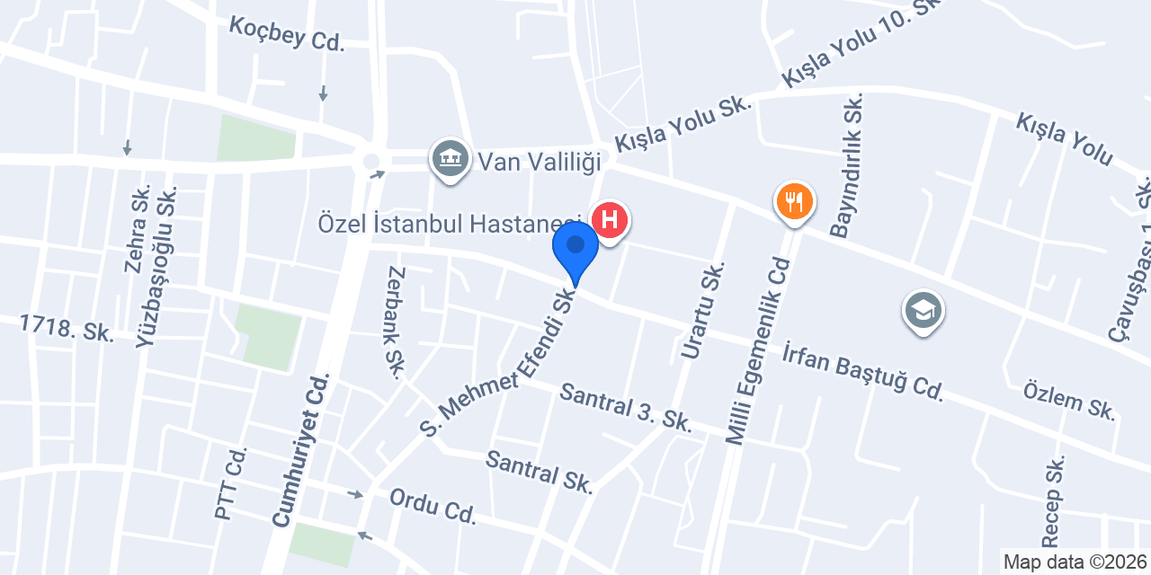 Van Ofis Kırtasiye konumu