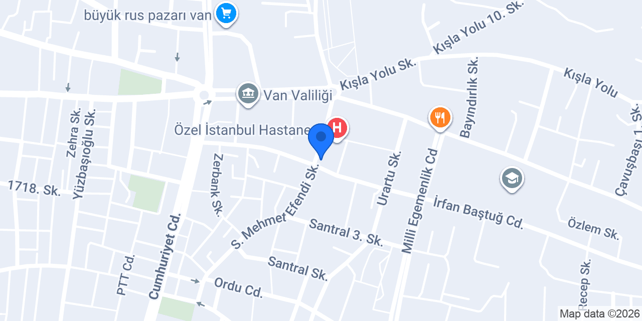 Maxses Van İşitme Cihazları Merkezi konumu
