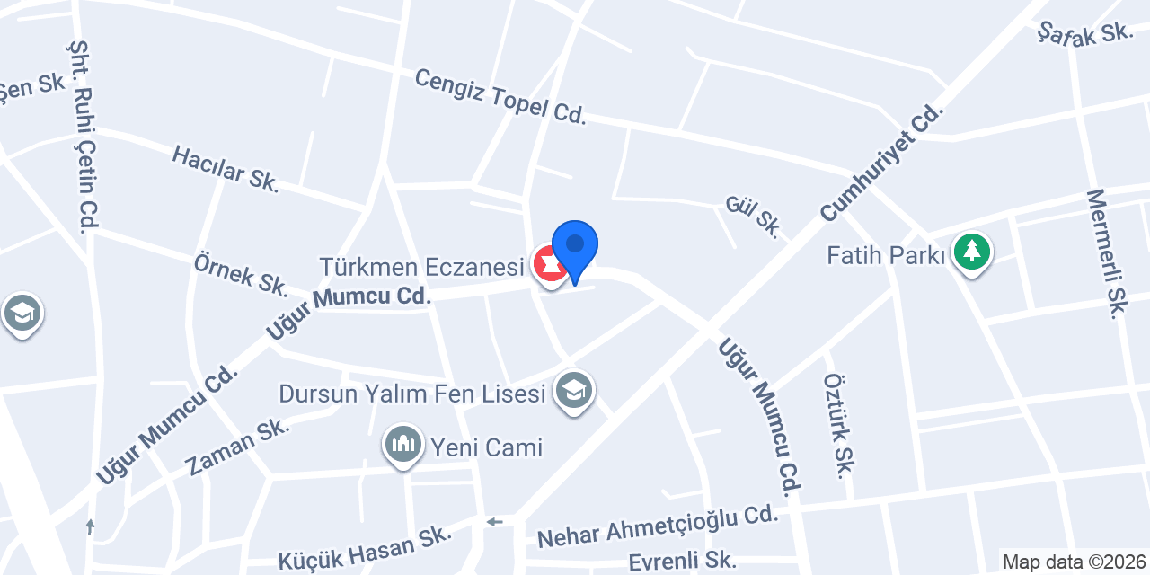 Sivaslı Aile Sağlık Merkezi konumu