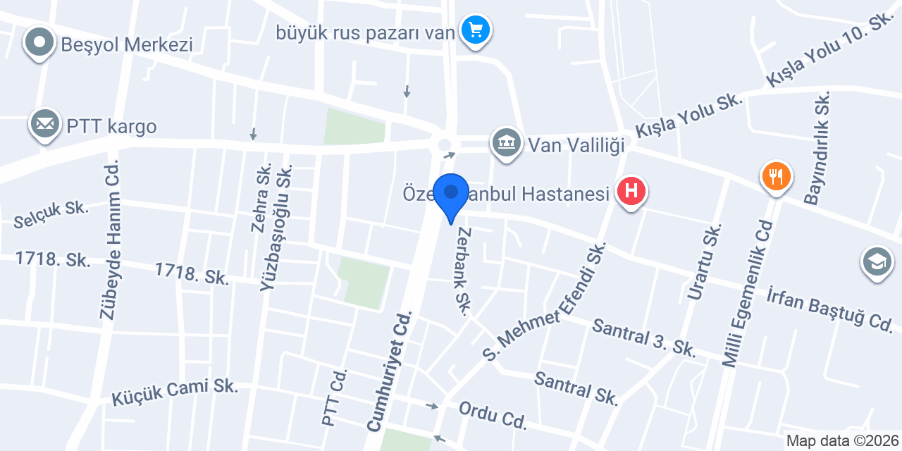 Vanes Turizm konumu