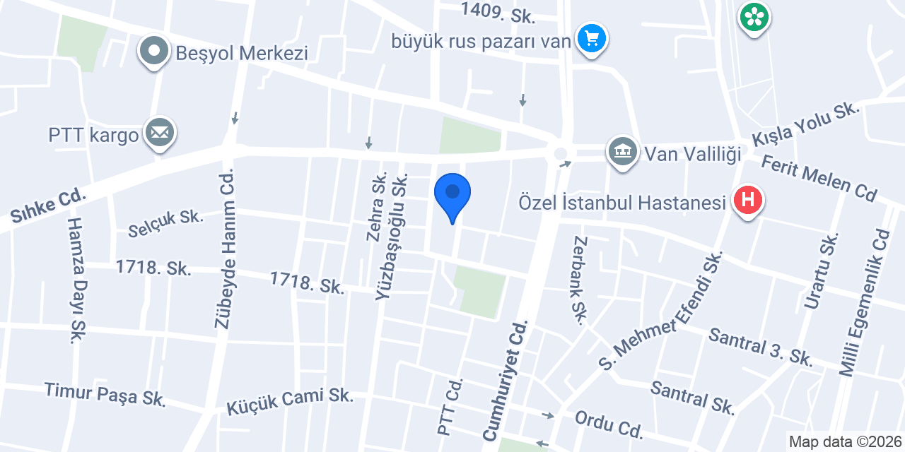 Van'dan Gelsin konumu