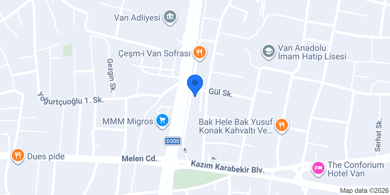 Av. Sevilay KURŞUNLUOĞLU konumu