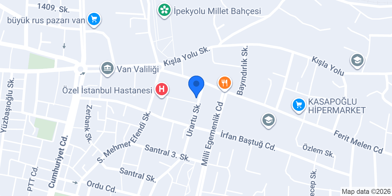Diş hekimi Feridun ATLI konumu