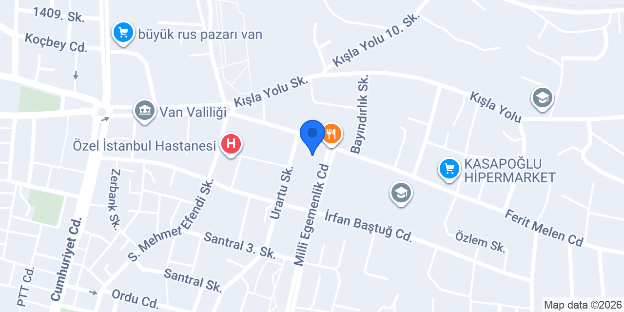 Hansu İnşaat konumu