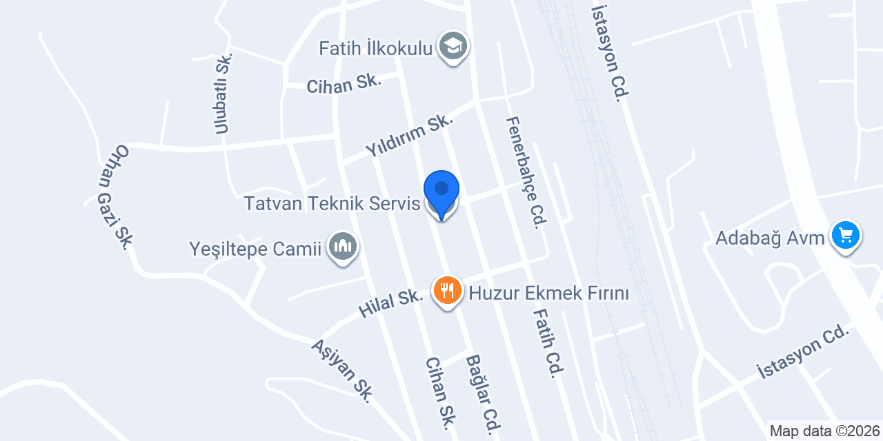 Tatvan Teknik Servis konumu