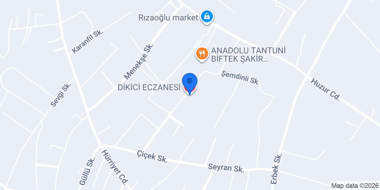 DİKİCİ ECZANESİ konumu