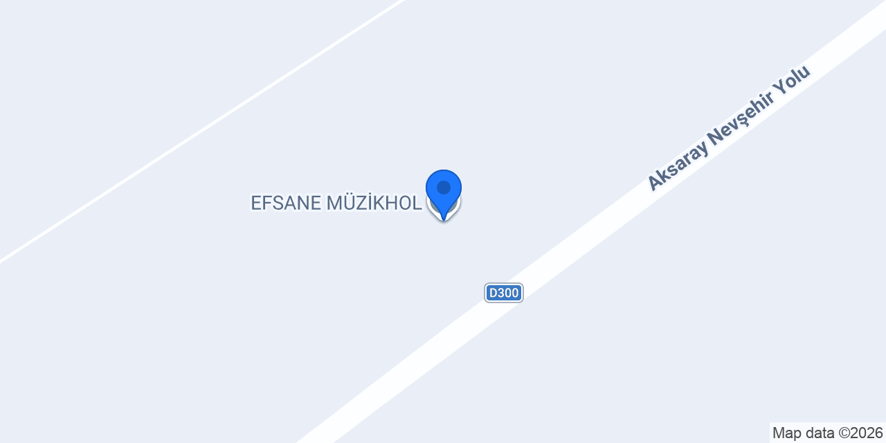 EFSANE MÜZİKHOL konumu