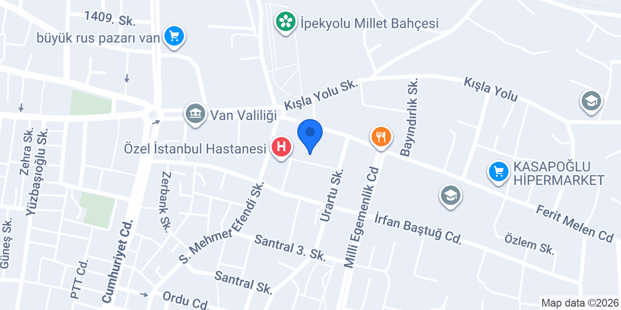 Yargı Eczanesi konumu