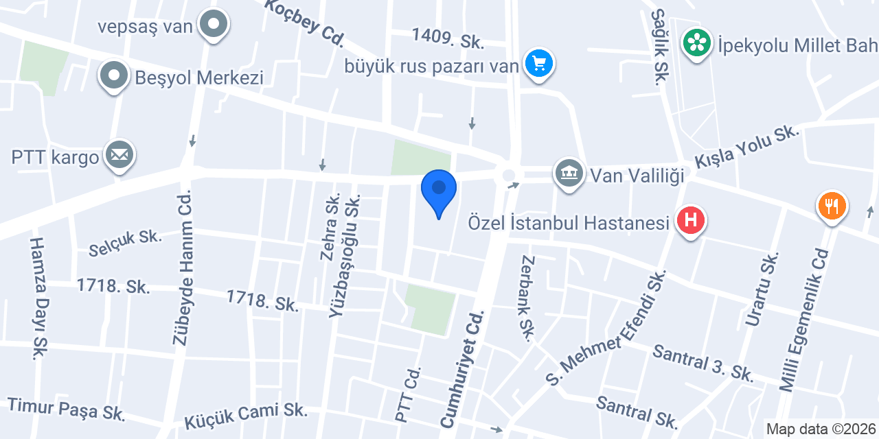 OTEL YENİ ÇALDIRAN konumu
