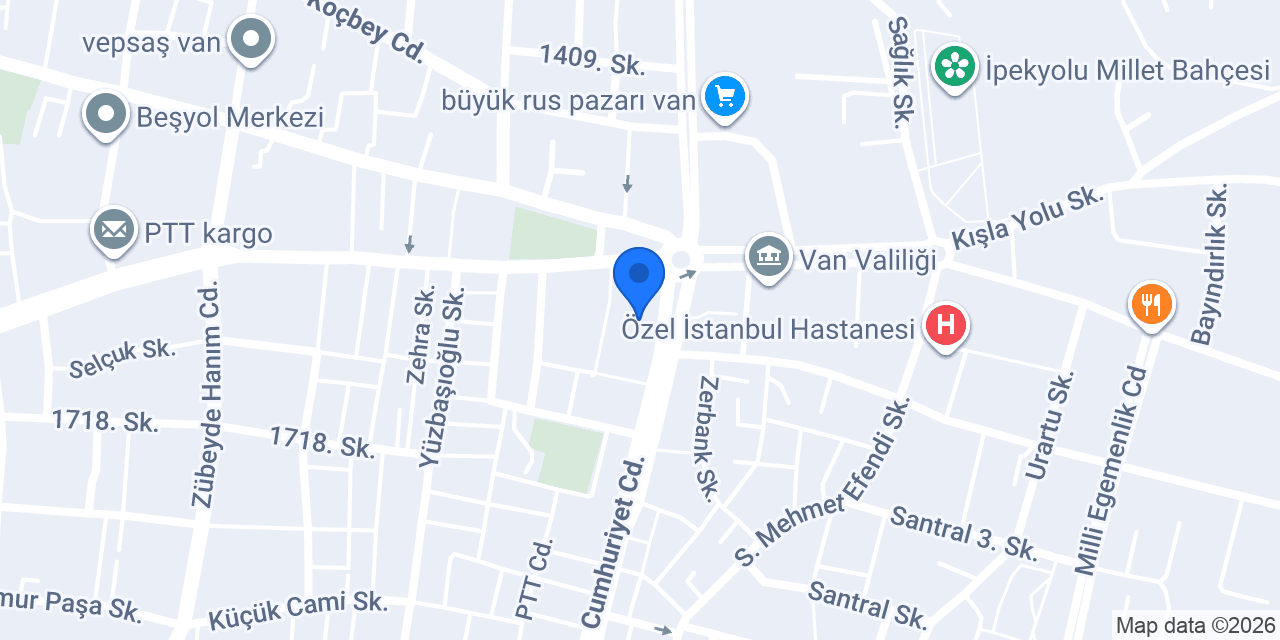 VAN TEKNİK ELEKTRİK & REZİSTANS konumu