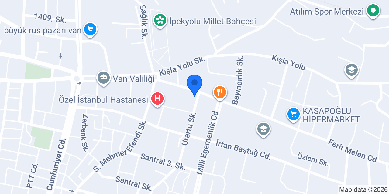 Dilruba Gülsoy Diş Kliniği konumu