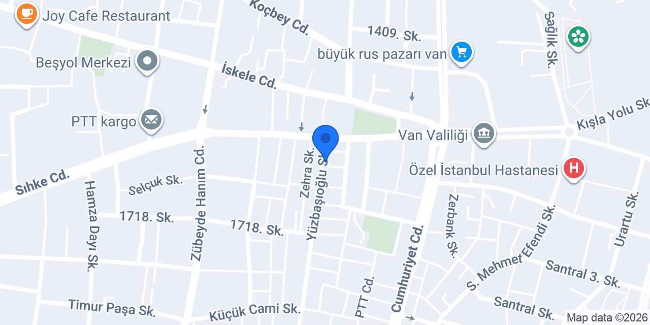 Kervan Baharat ve Şifa Evi konumu