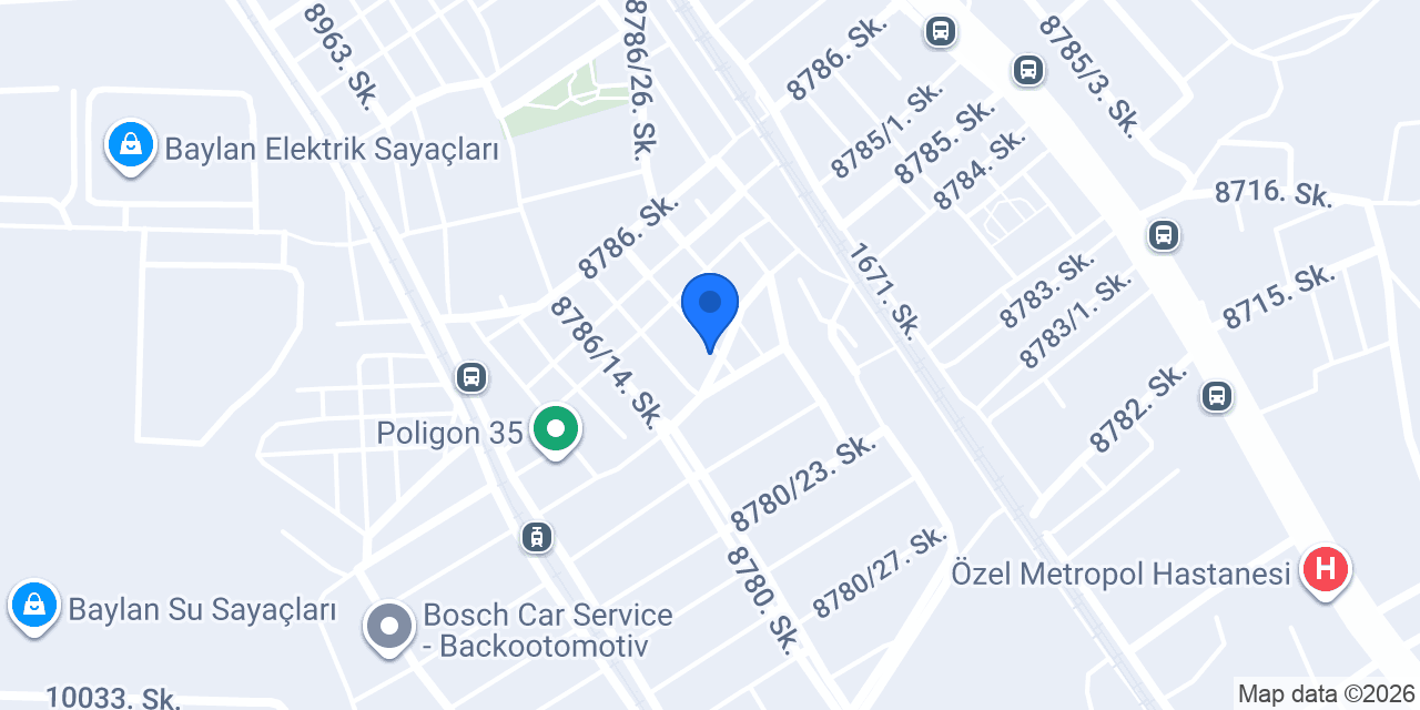 Topak Otomotiv Yedek Parça konumu