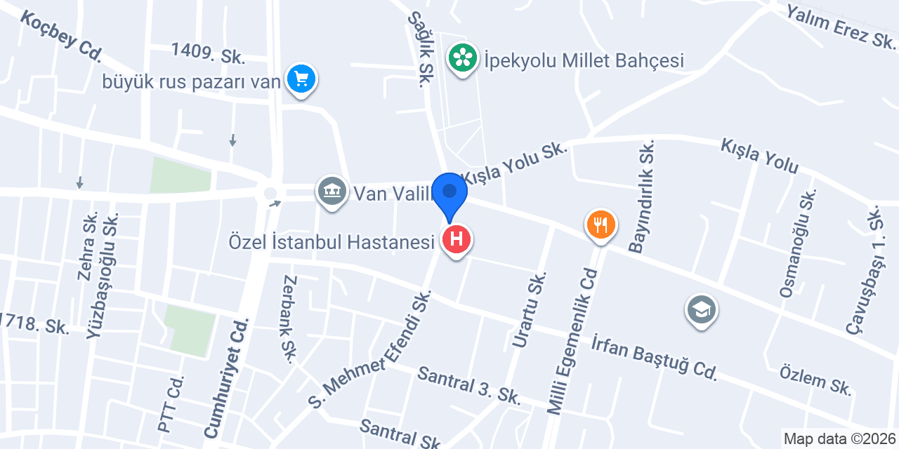 Diş Hekimi Nurettin Şen konumu