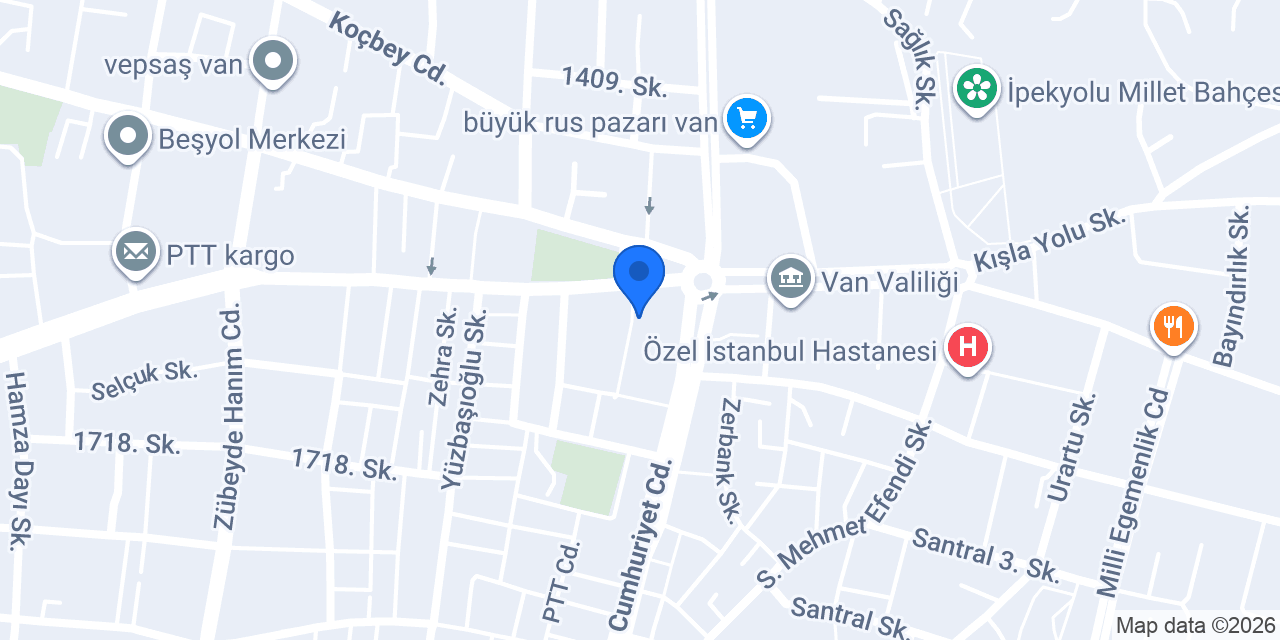 Mizan et lokantası konumu