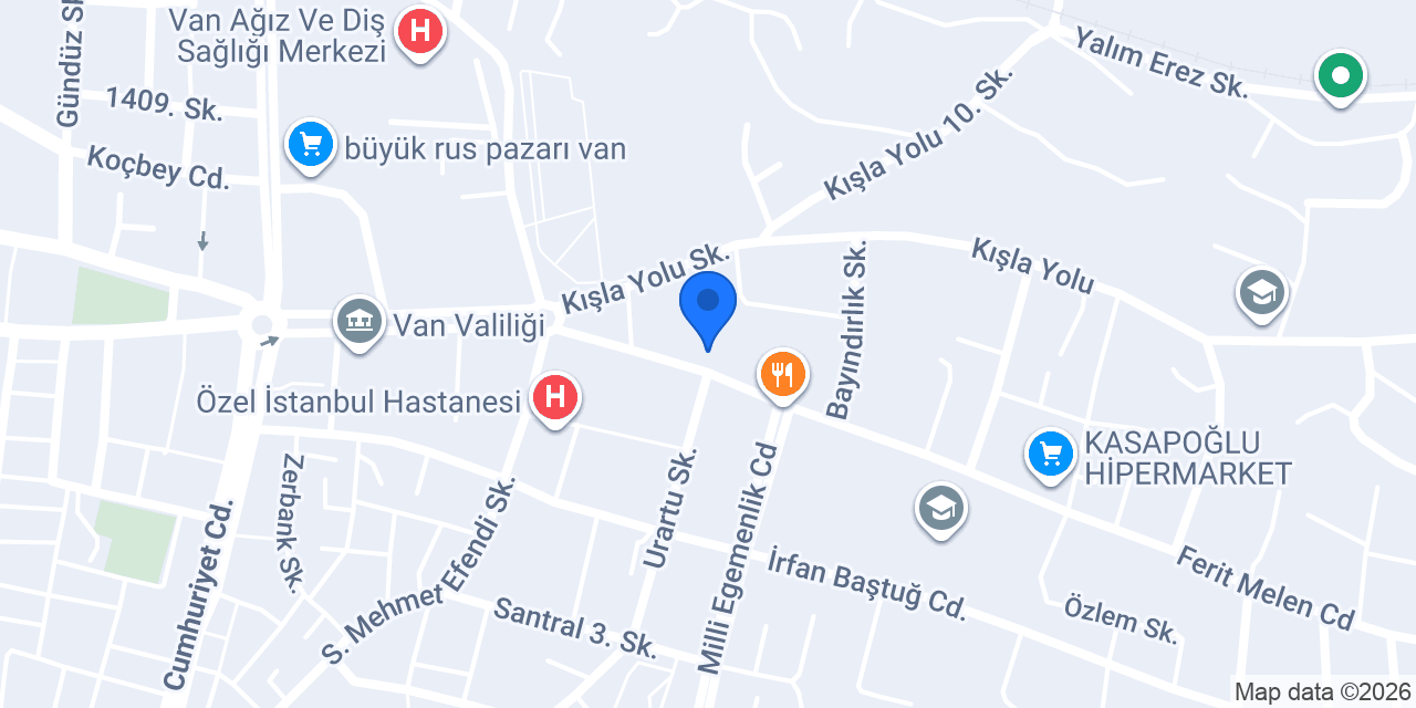 Yurtiçi Kargo Beşyol konumu