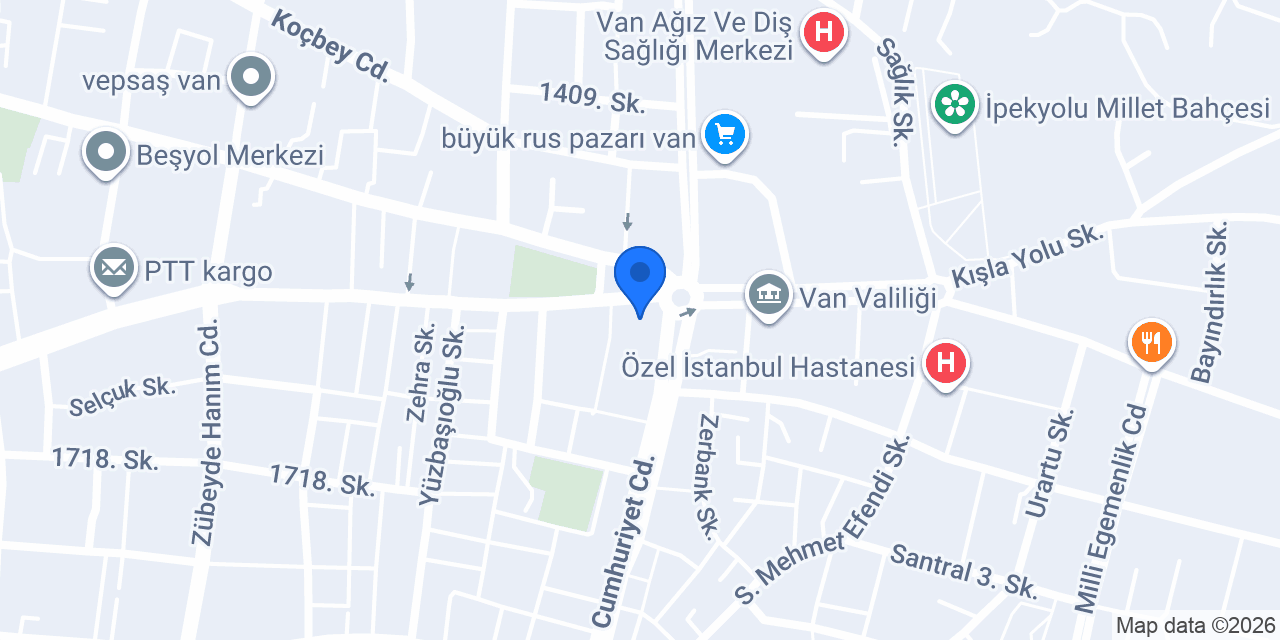 Koç Optik konumu