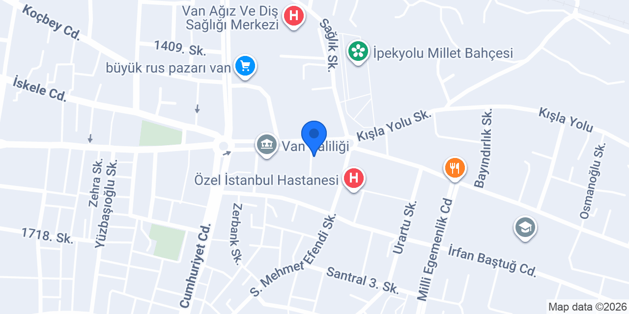 Van İrez Beton konumu