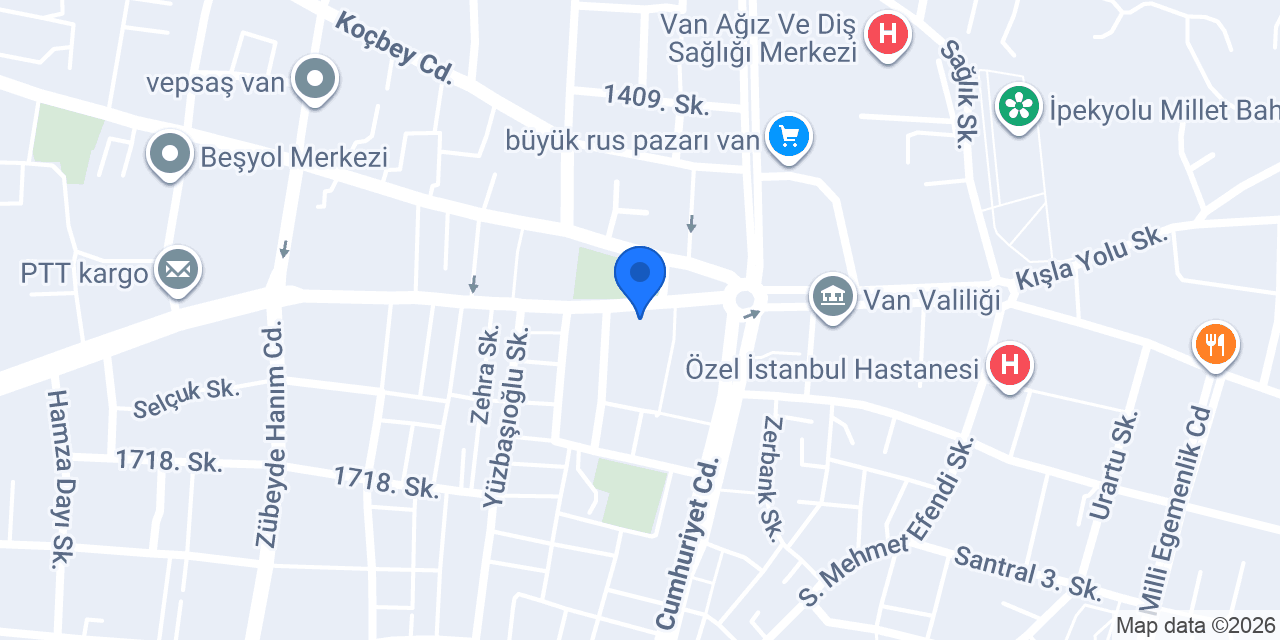 VAN SAYGIN EMLAK konumu