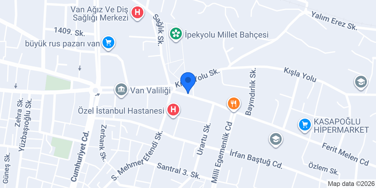 Akademi Tıp Merkez konumu
