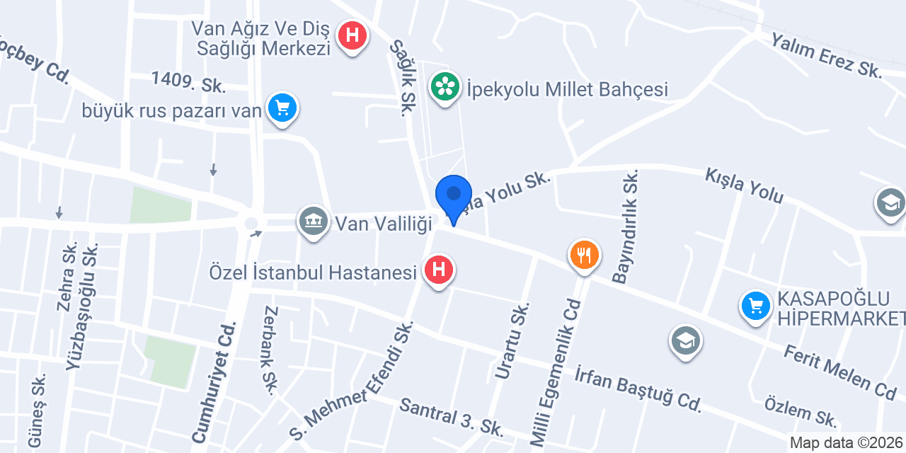 VAN MEGA İŞİTME CİHAZLARI konumu
