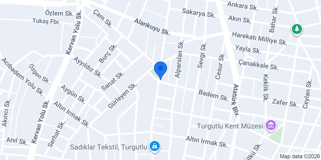 Alkan Erkek Kuaförü konumu