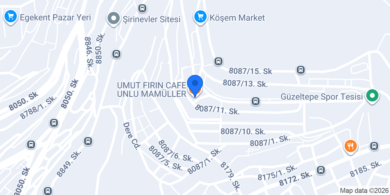 UMUT FIRIN CAFE UNLU MAMÜLLER konumu