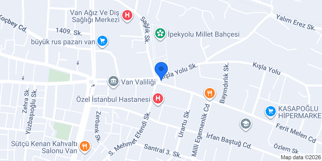 Van Dünyam Çiçek konumu
