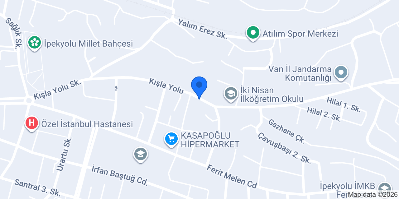 Erciş Sosyal Güvenlik İlçe Müdürlüğü konumu