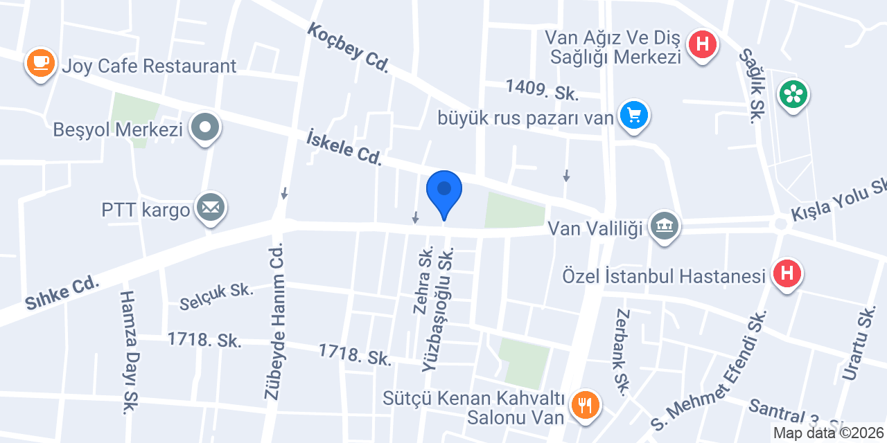VAN SİİRT TURİZİM konumu