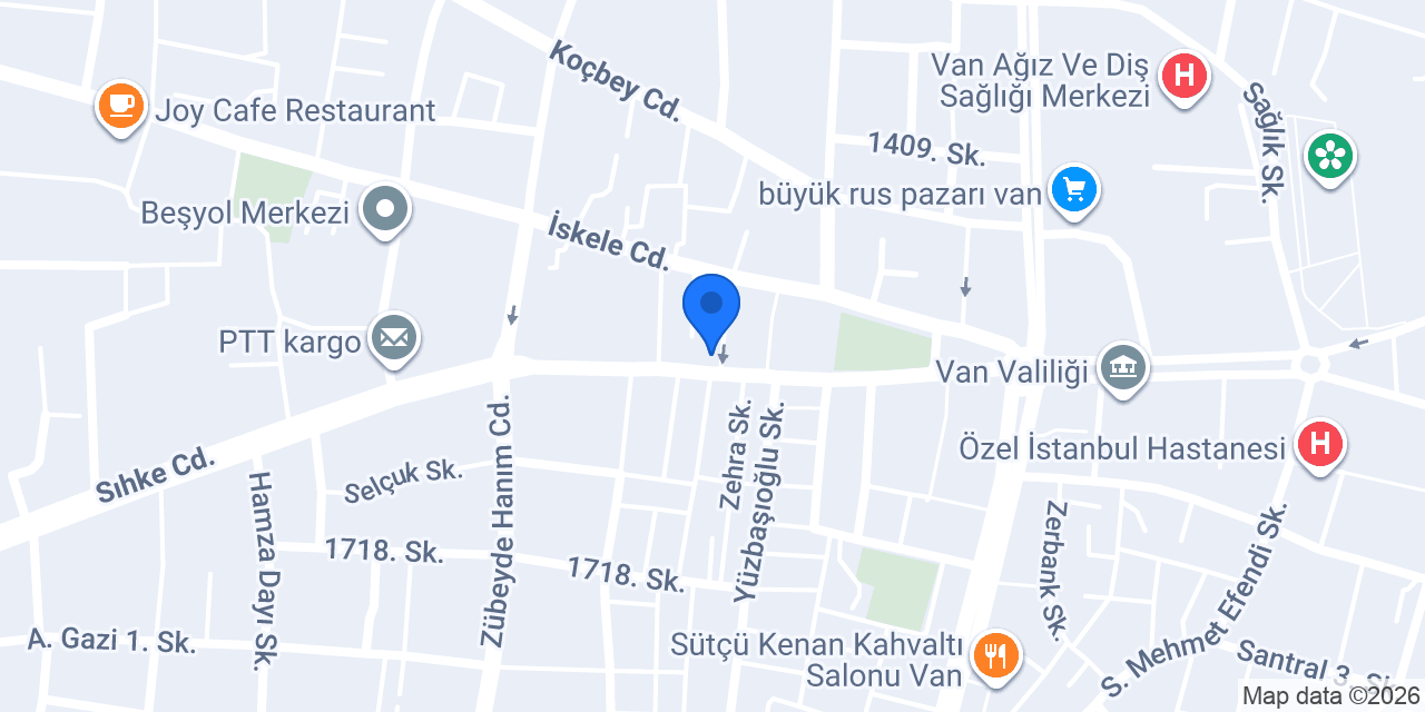 Karakoç Van Otel Hotel konumu