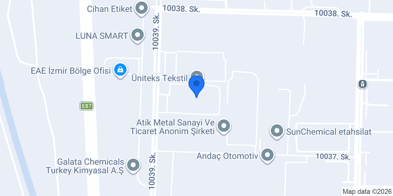 Üniteks Tekstil konumu
