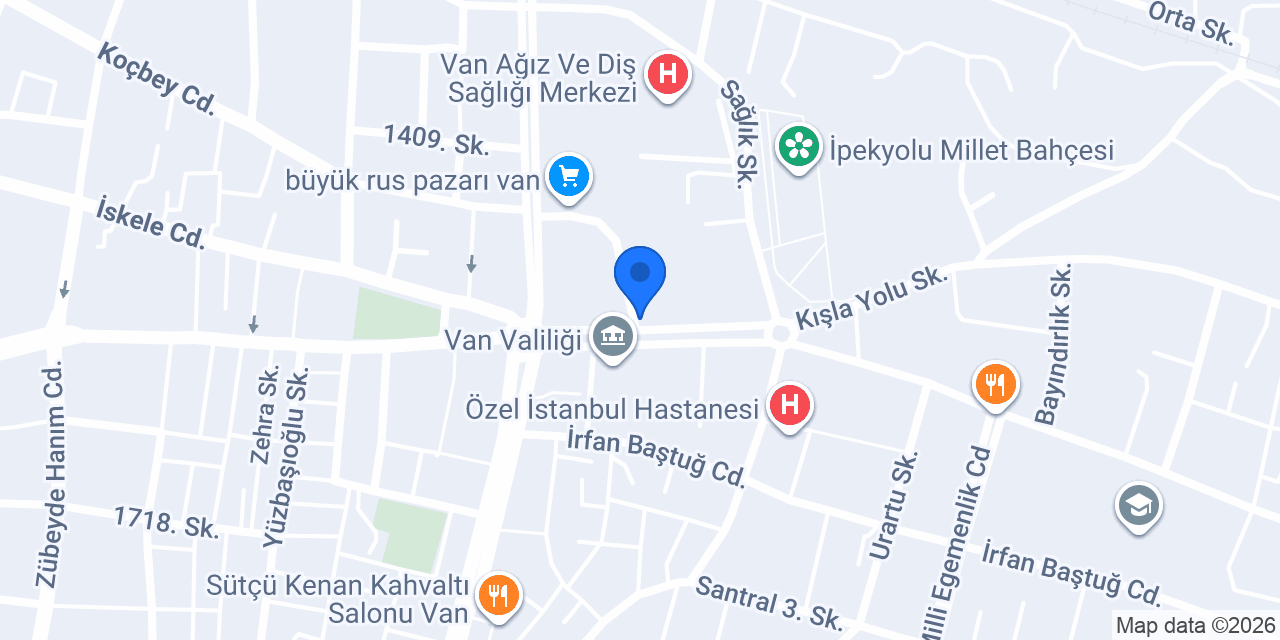 Van Gölü Taksi konumu