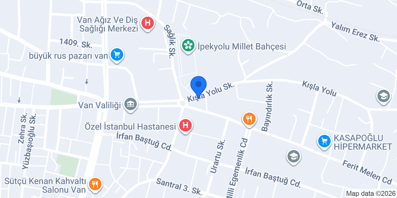 Diş Hekimi Ali YÖNTEN konumu