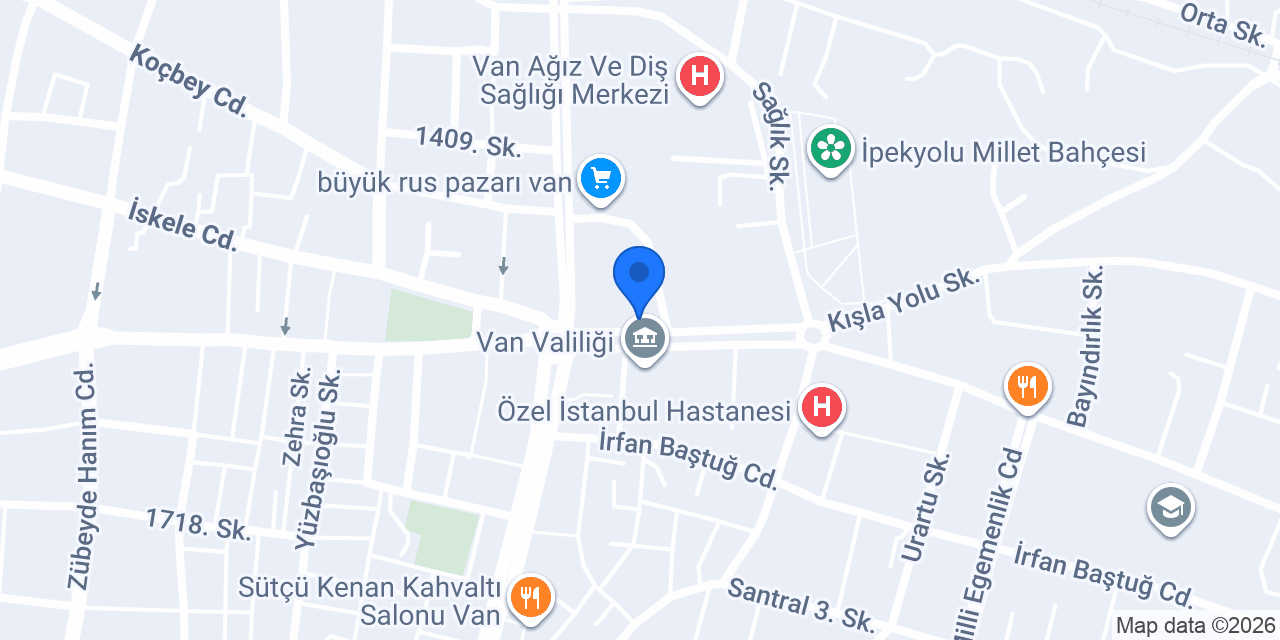 Vangölü Emlak konumu