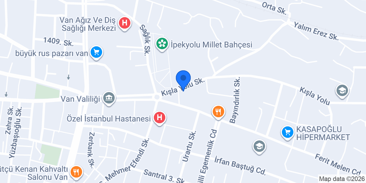 Ustam Çiğköfte konumu